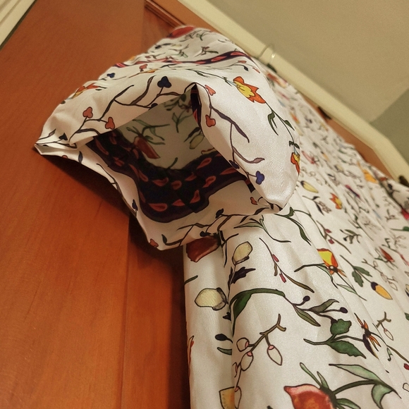 To My Lovers Maxi Dress Tiered Button Liberty Floral and Paisley - size medium - Picture 8 of 14